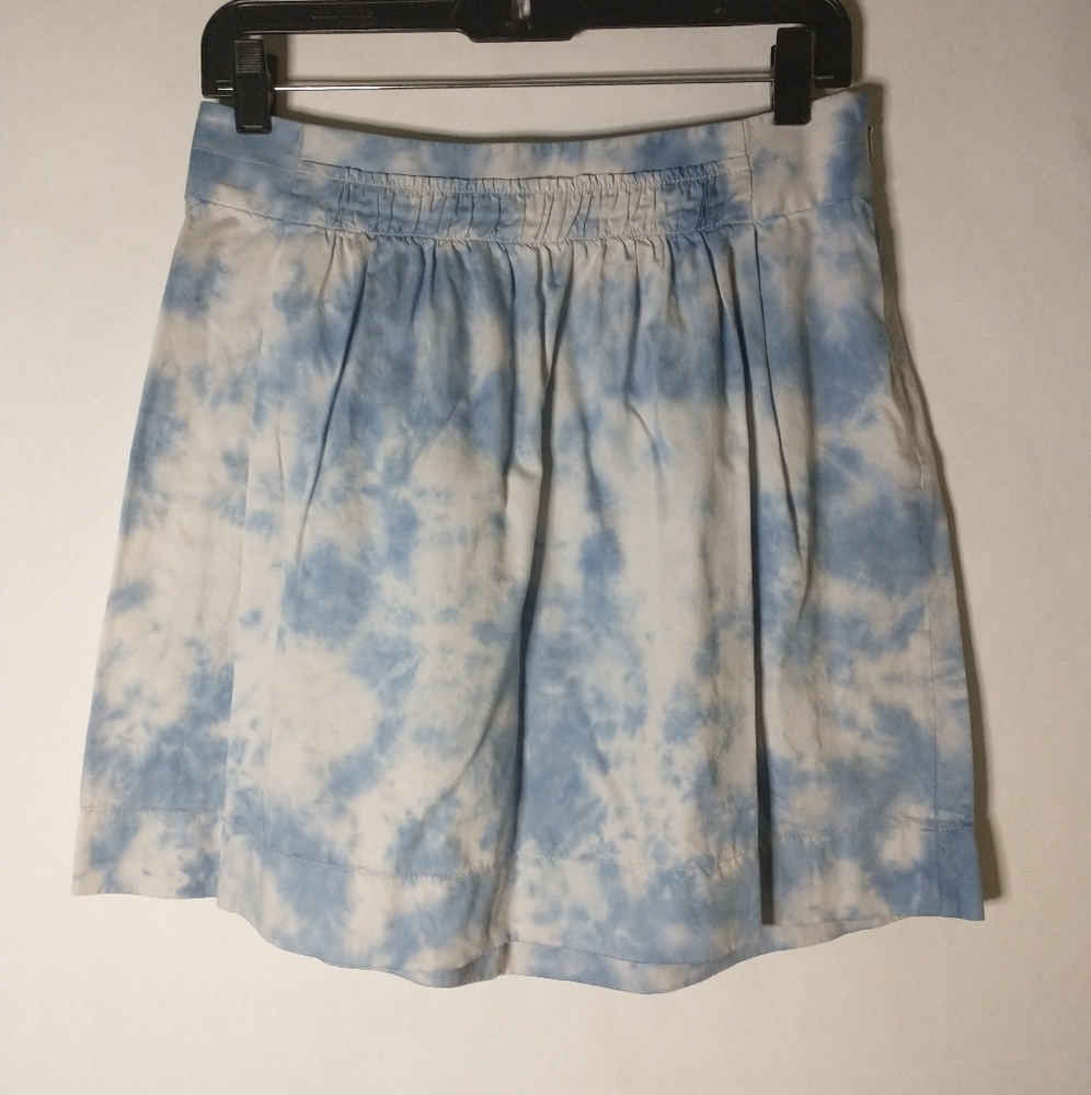 Handmade tie dye J Crew mini skirt size 4